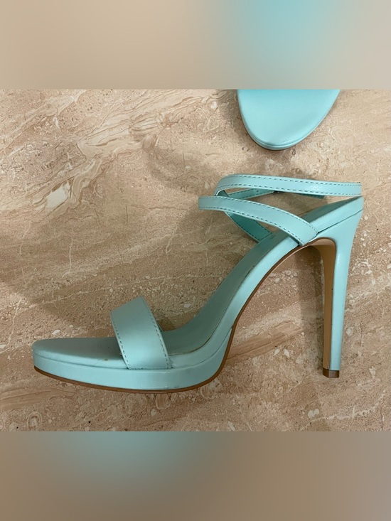 Guess Shoes - GUESS Ankle Strap Heels Tiffany Blue
